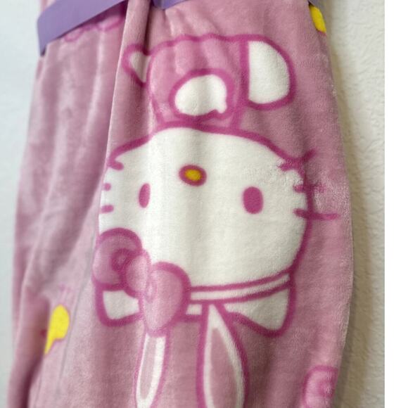 HELLO KITTY and Friends Easter Themed PINK Throw With PINK Bow PEEPS - Picture 5 of 5